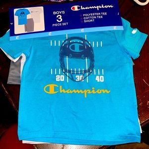Champion Boys 4T 3 piece set brand new with tags